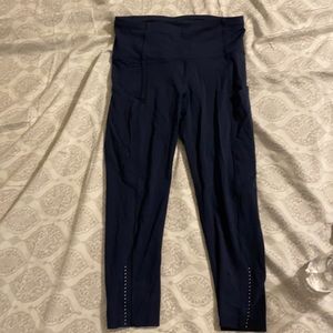 Lululemon fast and free crop leggings - size 4